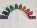 Rosenwood - trekanter - 20 styks - multi farvet