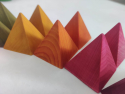 Rosenwood - trekanter - 20 styks - multi farvet
