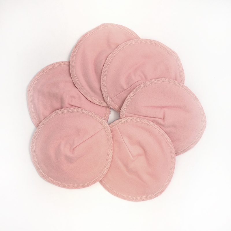 Billede af Imse Vimse ammeindlæg i økologisk bomuldsflonel - pink - 3 par
