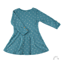 Iobio kjole i økologisk bomuld - vintage blue dandelion