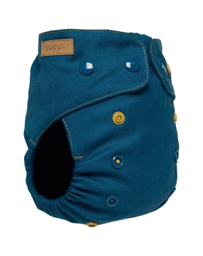 Puppi cover - royal blue - knapper - vælg størrelse