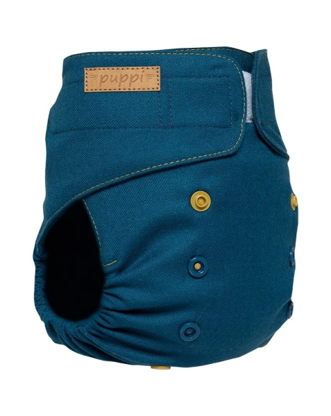 Puppi cover - royal blue - velcro - vælg størrelse