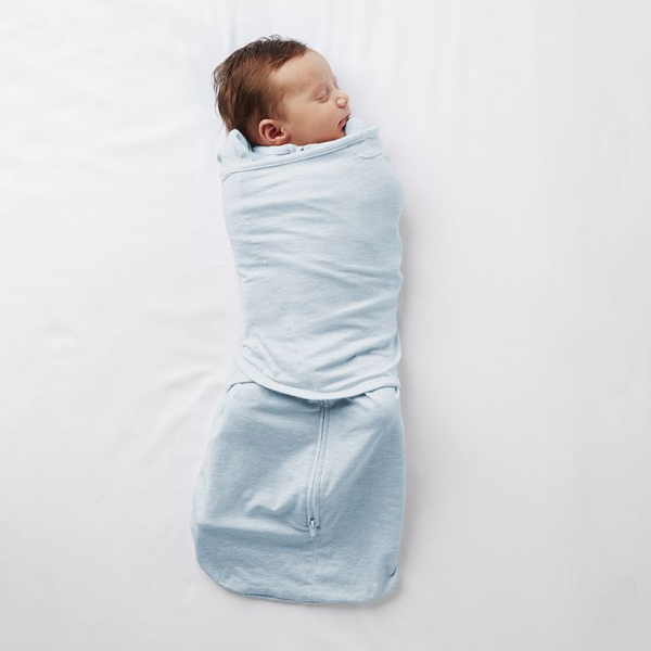 BreathableBaby 3-i 1-svøb – blue heather