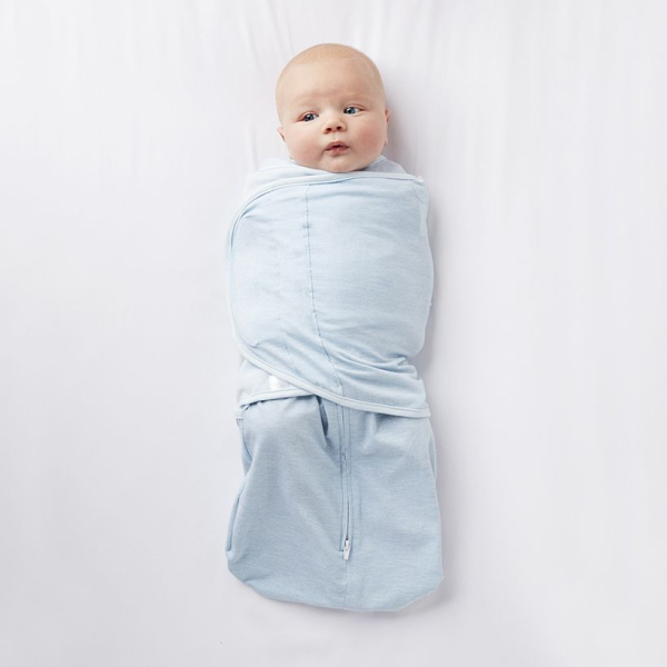 BreathableBaby 3-i 1-svøb – blue heather