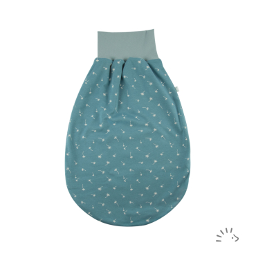 Iobio sovepose romper i økologisk bomuld - vintage blue dandelion