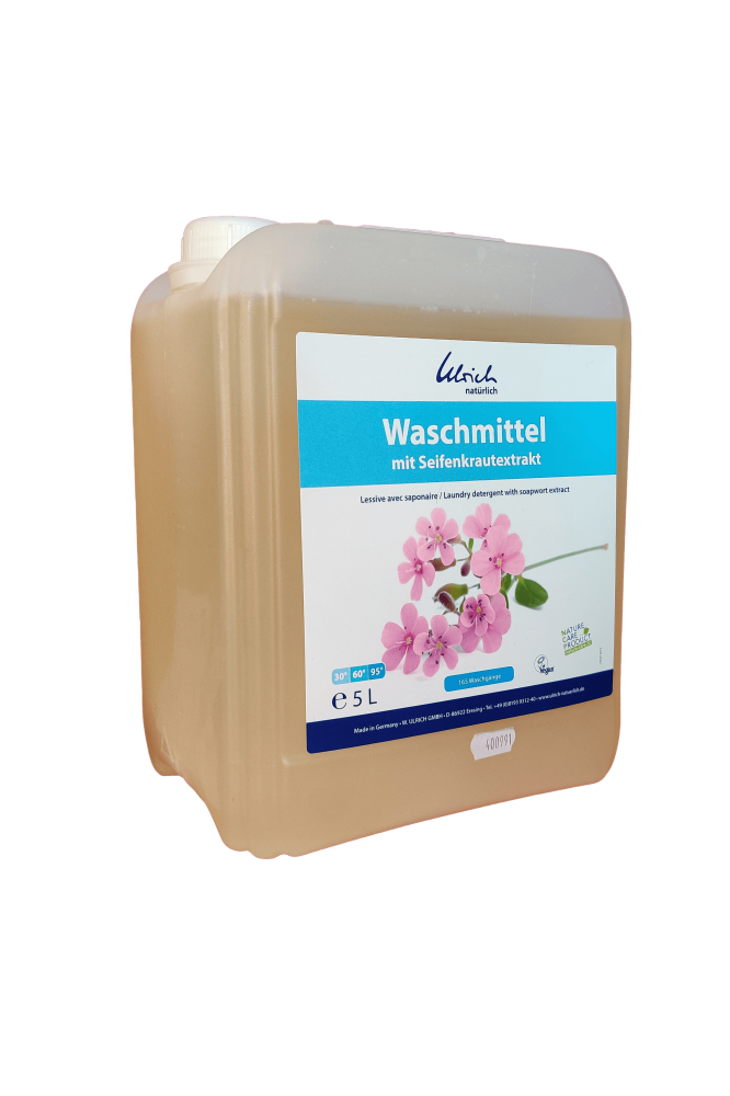 Se Ulrich Natürlich vaskemiddel med sæbeurt - 5 l - økologisk hos Ko og Ko