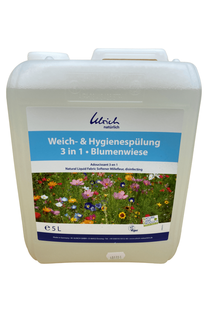 Se Ulrich Natürlich skyllemiddel med blomsterduft - 5 l - økologisk hos Ko og Ko