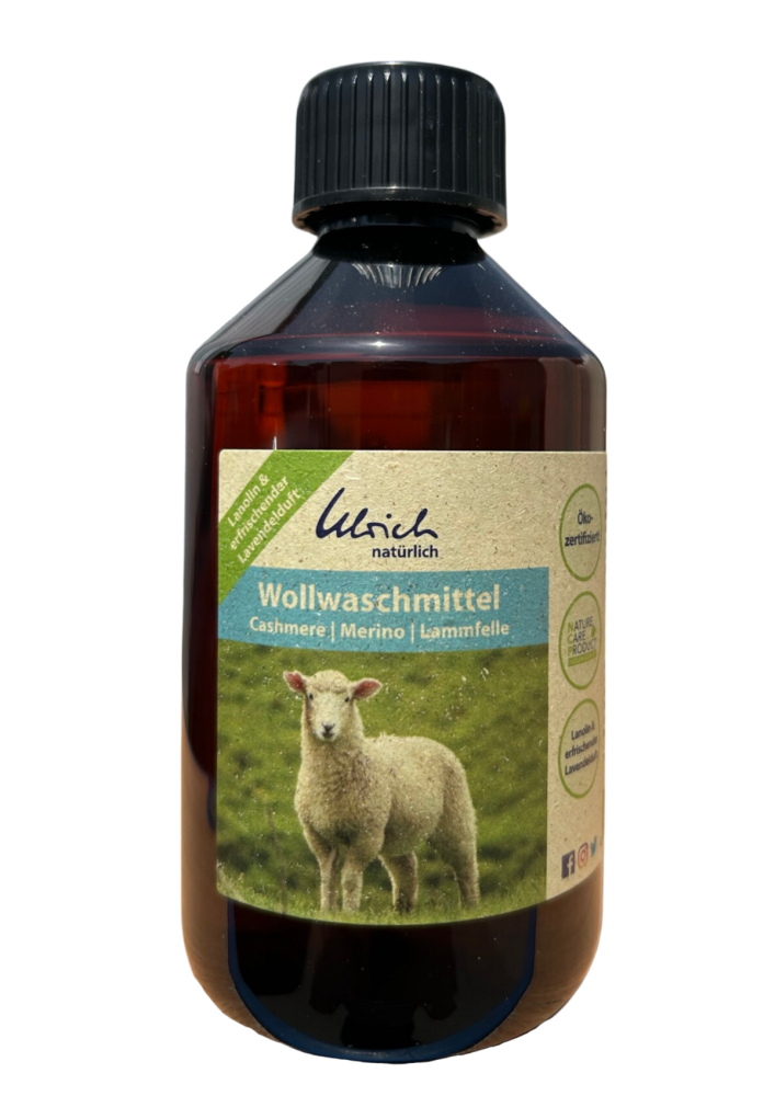 Billede af Ulrich Natürlich vaskemiddel til cashmere, merino og lammeskind med lavendel - 250 ml - økologisk