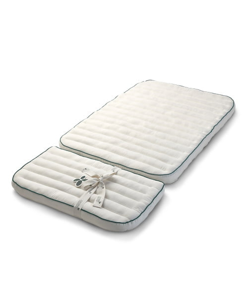 Billede af Babymadras til sebra kili seng (tillægsmadras) med kapok fra Cocoon Company - økologisk og vegansk
