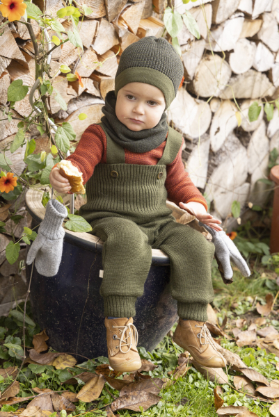 Disana vanter i økologisk kogt uld - navy - GOTS