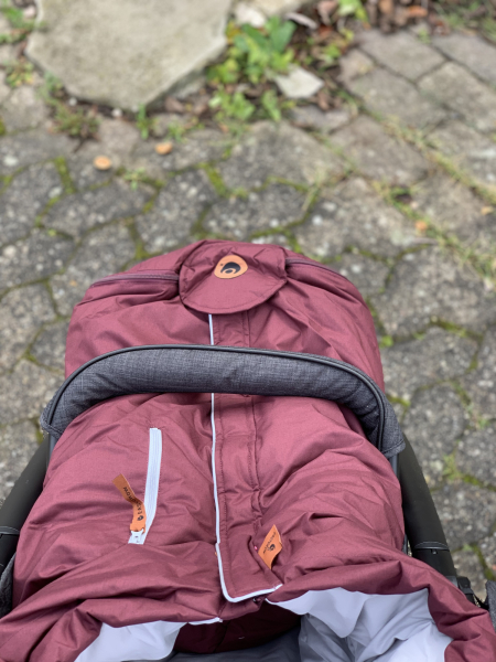 Easygrow kørepose hood norse - wine red