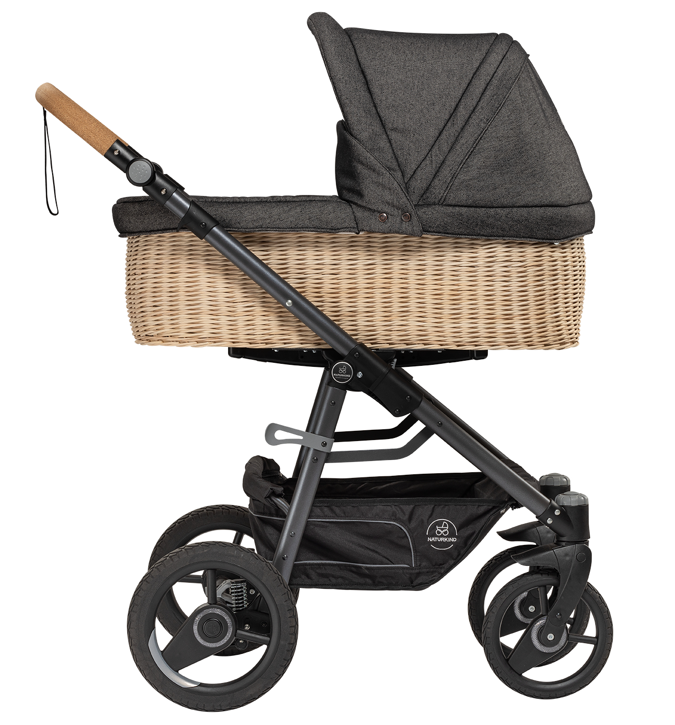 Naturkind Lux Evo Retro Flettet Colour Graphit Mørkegråmeleret