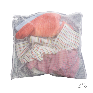 Popolini vaskenet med lynlås - 50x55 cm - 1 styk