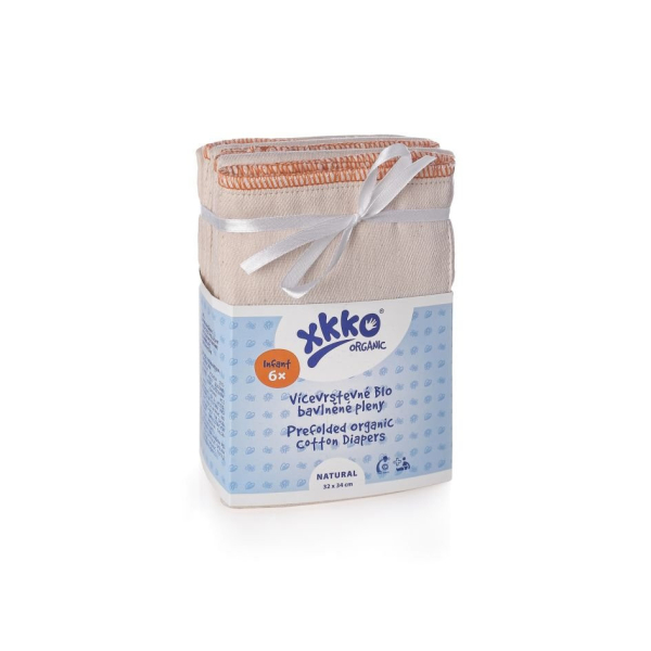 XKKO prefold i twill - GOTS certificeret bomuld medium
