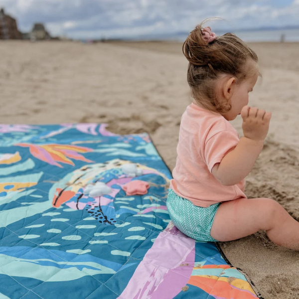 Little Lovebum picnictæppe vandtæt - 2x2 m - paradse