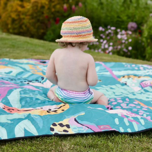 Little Lovebum picnictæppe vandtæt - 2x2 m - paradse