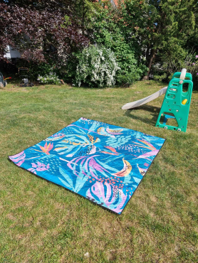Little Lovebum picnictæppe vandtæt - 2x2 m - paradse