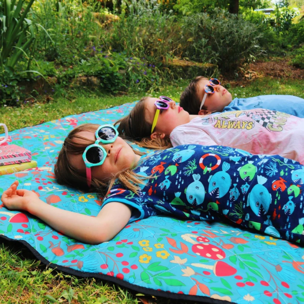 Little Lovebum picnictæppe vandtæt - 2x2 m - sherwood
