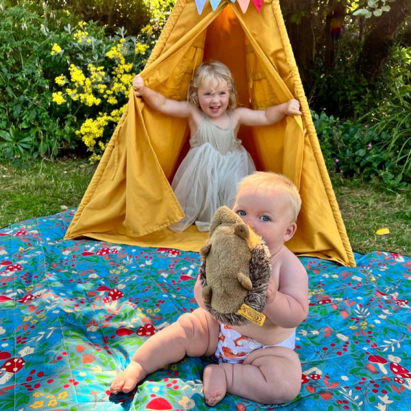 Little Lovebum picnictæppe vandtæt - 2x2 m - sherwood