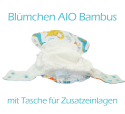 Blümchen onesize lejepakke - 30 bleskift - velcro