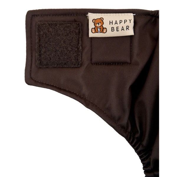 Happy Bear onesize AIO med enkelt lækagebarriere - mokka