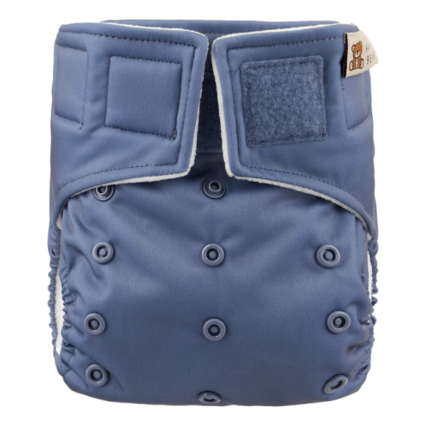 Happy Bear onesize AIO med enkelt lækagebarriere - denim