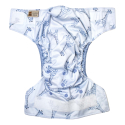 Happy Bear onesize AIO med dobbelt lækagebarriere - blue giraffe
