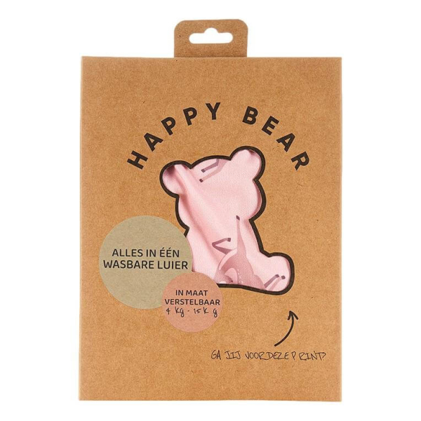 Happy Bear onesize AIO med dobbelt lækagebarriere - oh deer