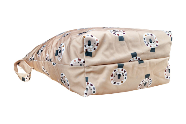 Blümchen wetbag medium med base og lynlås og strop - cozy lion