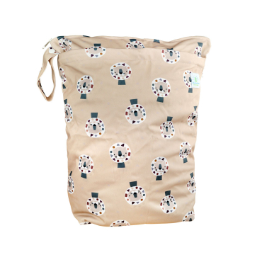 Blümchen wetbag medium med base og lynlås og strop - cozy lion