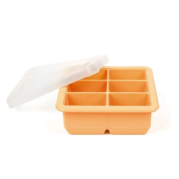 Haakaa Silikone Fryse bakke m. låg – Apricot