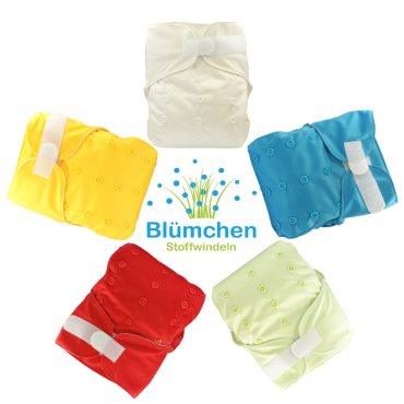 Blümchen institutionspakke med 12 AIO V2 bleer samt tilbehør
