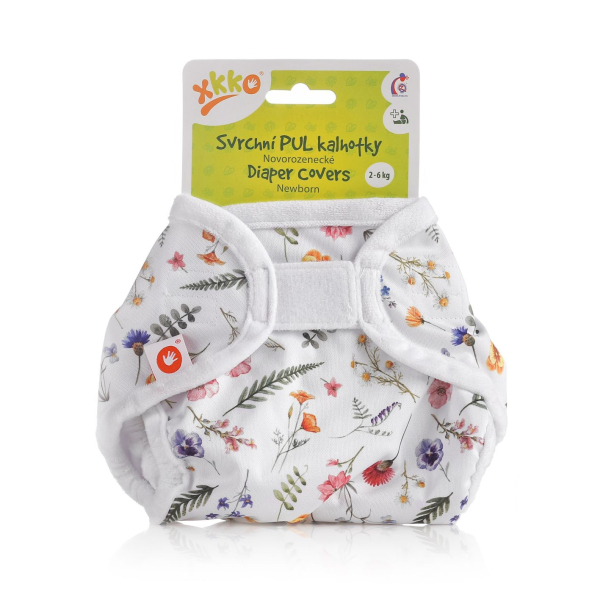 XKKO newborn cover i PUL - Summer Meadow - 2-6 kg