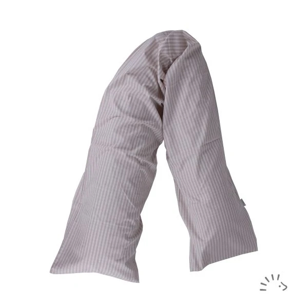 Popolini betræk til ammepude style snake - Diamond sand rosé