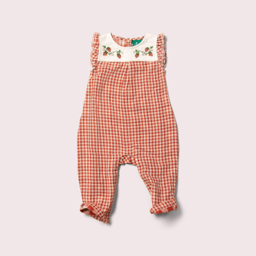 Little Green Radicals Sommerdragt til Baby – Rødternet