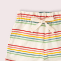 Little Green Radicals Twillshorts i Økologisk Bomuld – Regnbuestriber