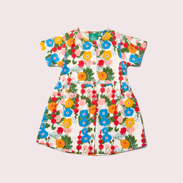 Little Green Radicals Sommerkjole i Økologisk Bomuld – Flora & Fauna