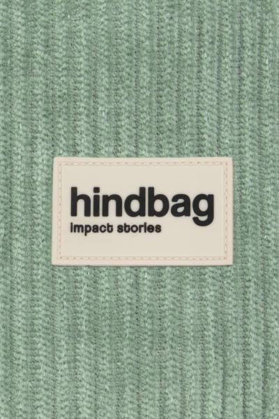 Hindbag Basile Pusletaske i Økologisk Fløjl – Lysegrøn