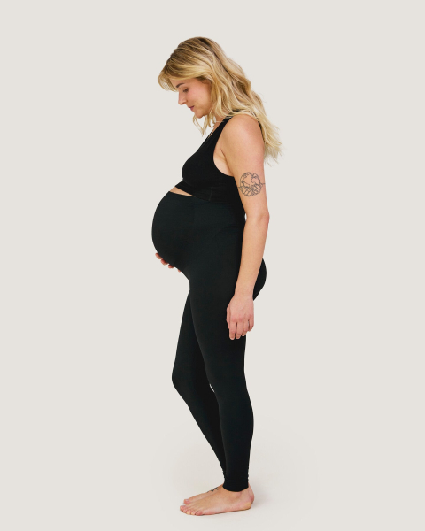 Carriwell Sømløse Leggings til Gravide – Sort