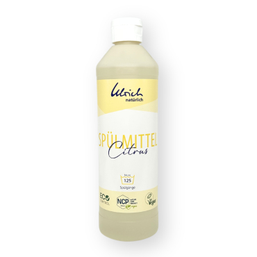Ulrich Natürlich opvaskemiddel med citrus - 500 ml - økologisk