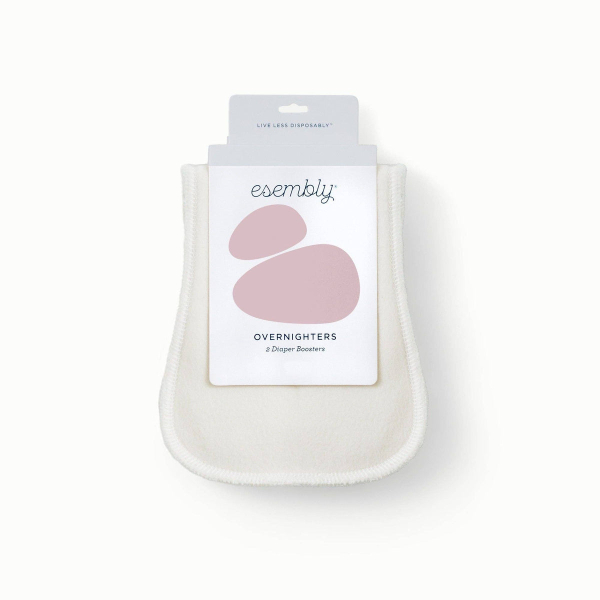 Esembly Overnighters – booster i økologisk bomuld med fleece (2 stk.)