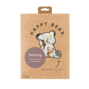 Happy Bear wetbag - Vilde Dyr - detalje