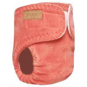 Puppi lomme-formsyet bambusble - coral bloom - velcro