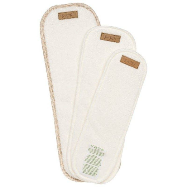 Puppi Quick&Easy indlæg i bambusterry - mini - mocca