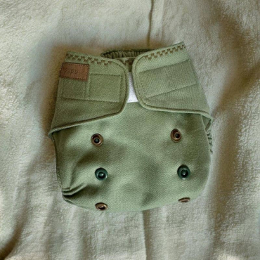 Puppi cover i merinould - basil - SIO - velcro
