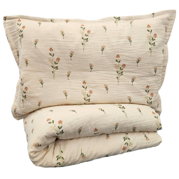 Summerville Organic økologisk sengetøj Nostalgia 100x130 cm i krøllet muslin