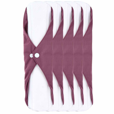 Little Lamb natbind 5 pk - aubergine
