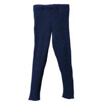 Disana strikkede leggings - økologisk uld - navy 