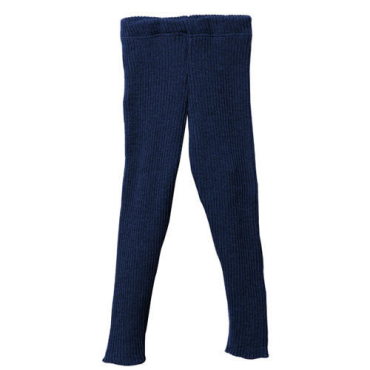 Disana Strikkede leggings - Økologisk uld - Navy
