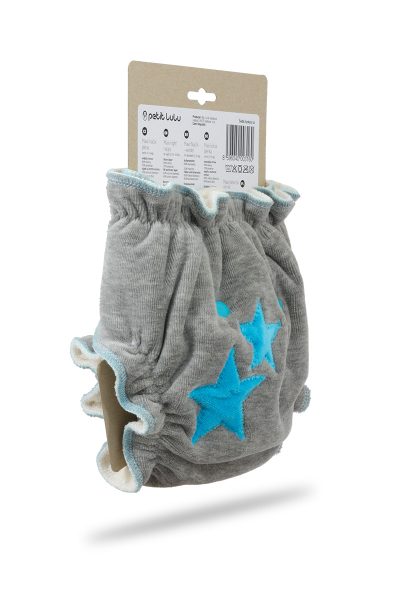 Petit lulu - Natble - Grå velour - Velcro
